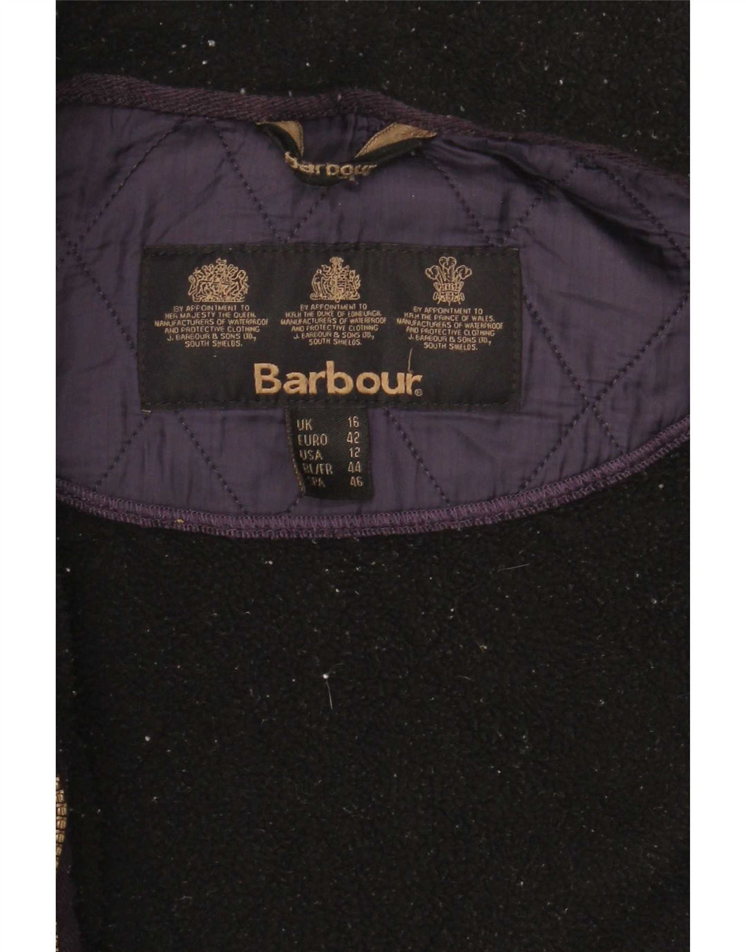 Barbour Chaqueta acolchada para mujer Reino Unido 46 Grande Azul marino