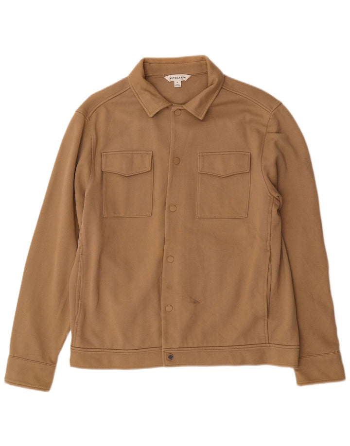 Autograph Chaqueta utilitaria para hombre UK 38 Algodón beige medio