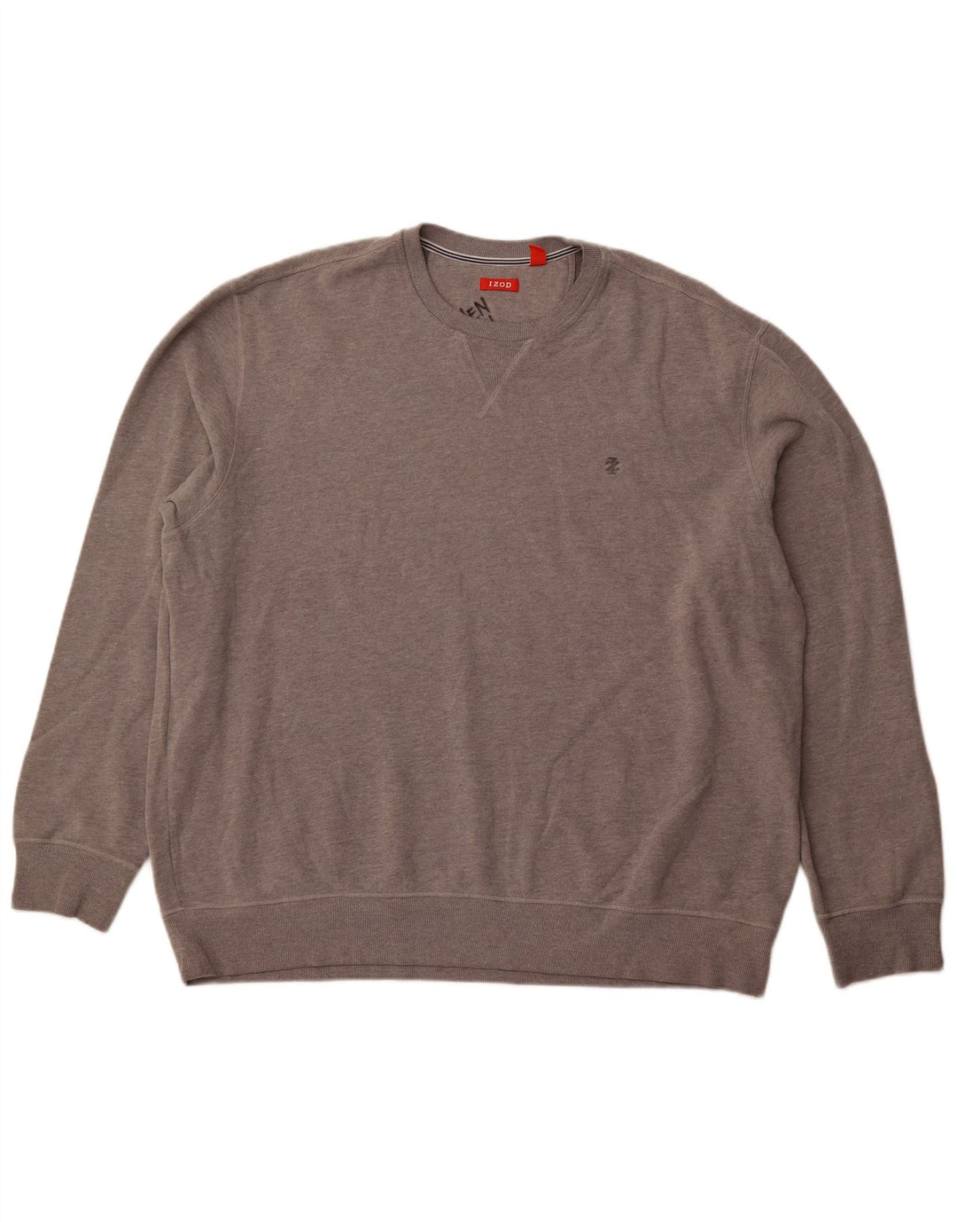 Izod Sudadera Hombre Jumper 2XL Gris Algodón