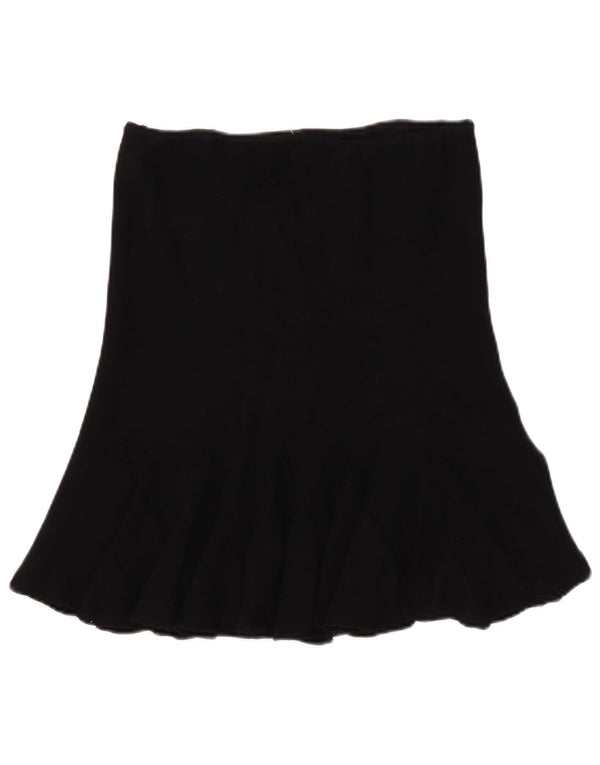 Simona Barbieri Falda trompeta de punto para mujer, conjunto doble, W30, mediano, negro