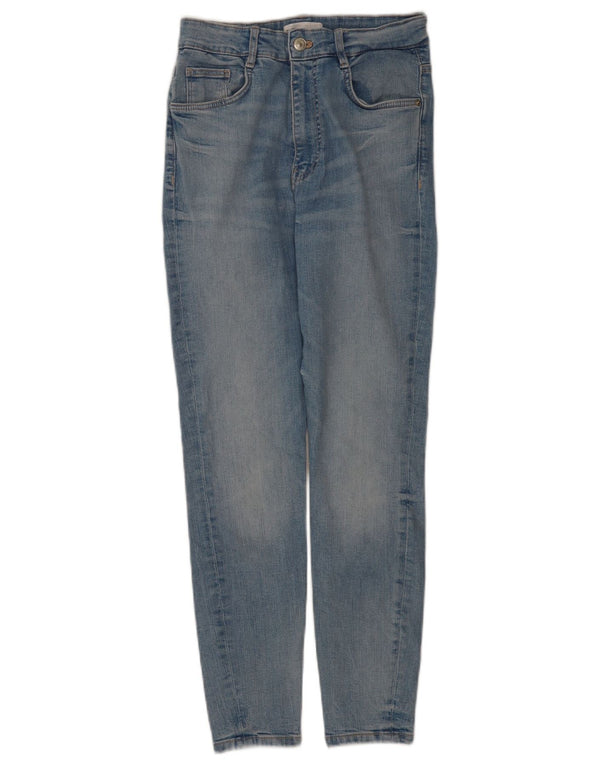 Zara Jeans Slim para Mujer EU 38 Small W28 L28 Algodón Azul