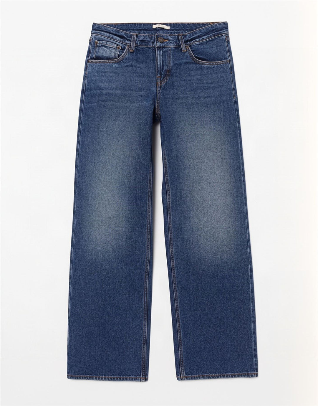 Levi's Vaqueros De Pierna Ancha Súper Bajas Para Mujer W31 L34 Algodón Azul