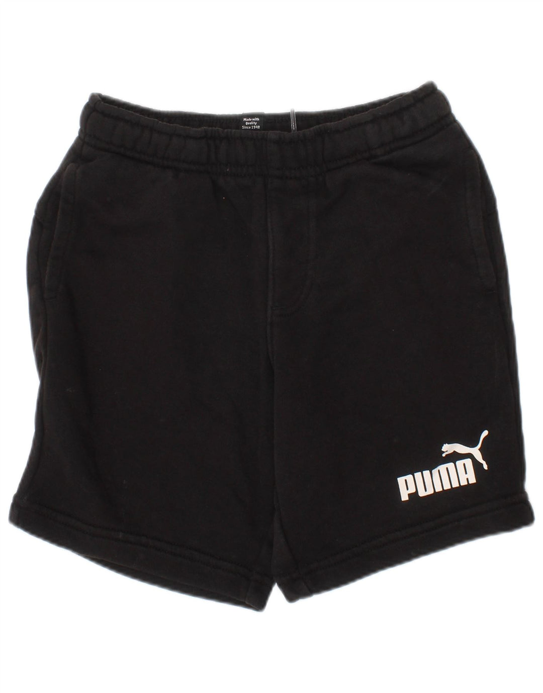 PUMA Pantalones cortos deportivos para niño 5-6 años Algodón negro