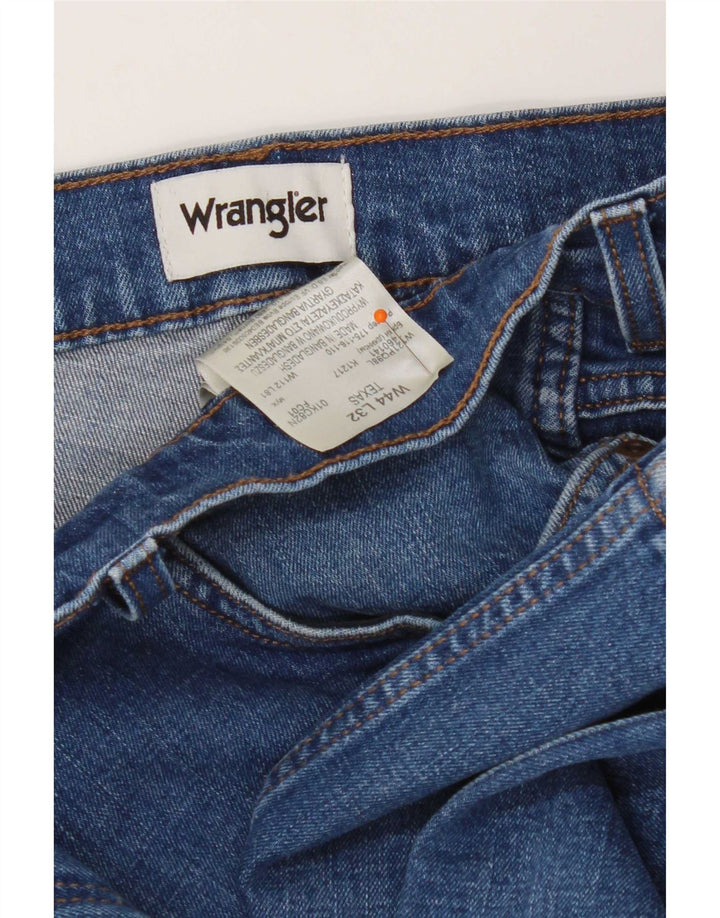 Wrangler Vaqueros rectos Texas para hombre W44 L32 Algodón azul