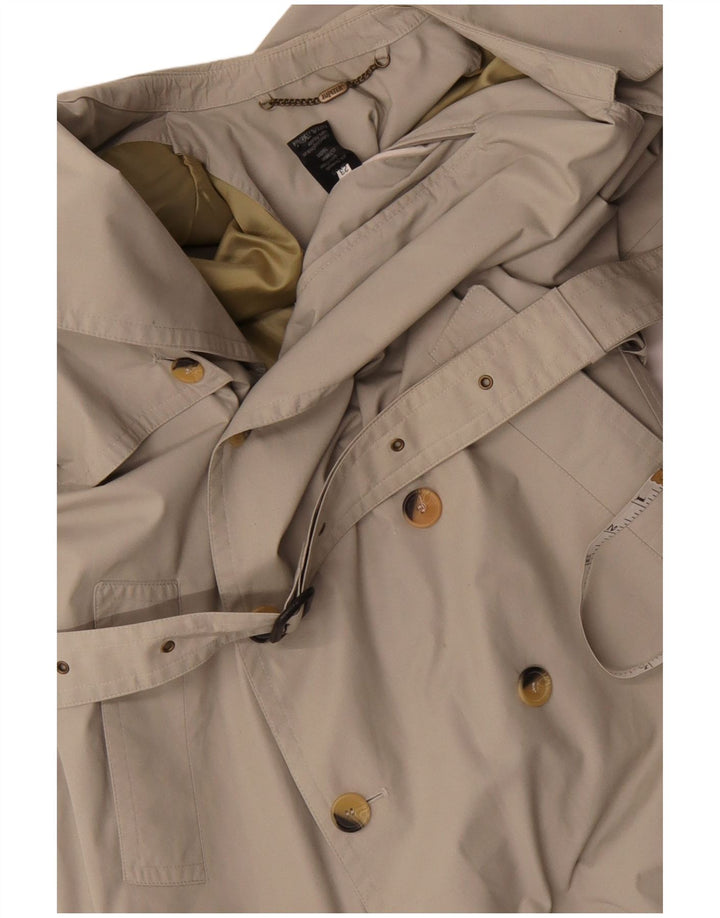 Gabardina para mujer Júpiter Reino Unido 44 Algodón beige grande