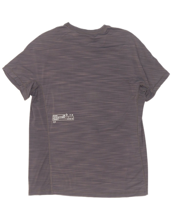 Reebok Camiseta Cross Fit para Hombre Top XL Gris Moteado