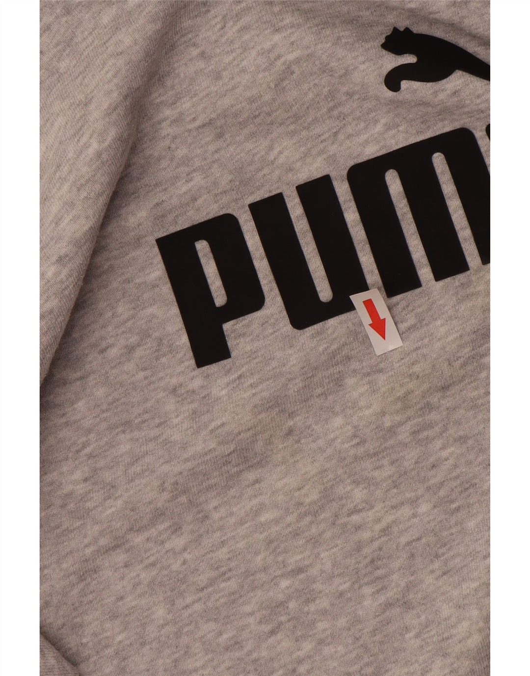 Puma - Sudadera gráfica para mujer, talla 12, algodón moteado gris medio
