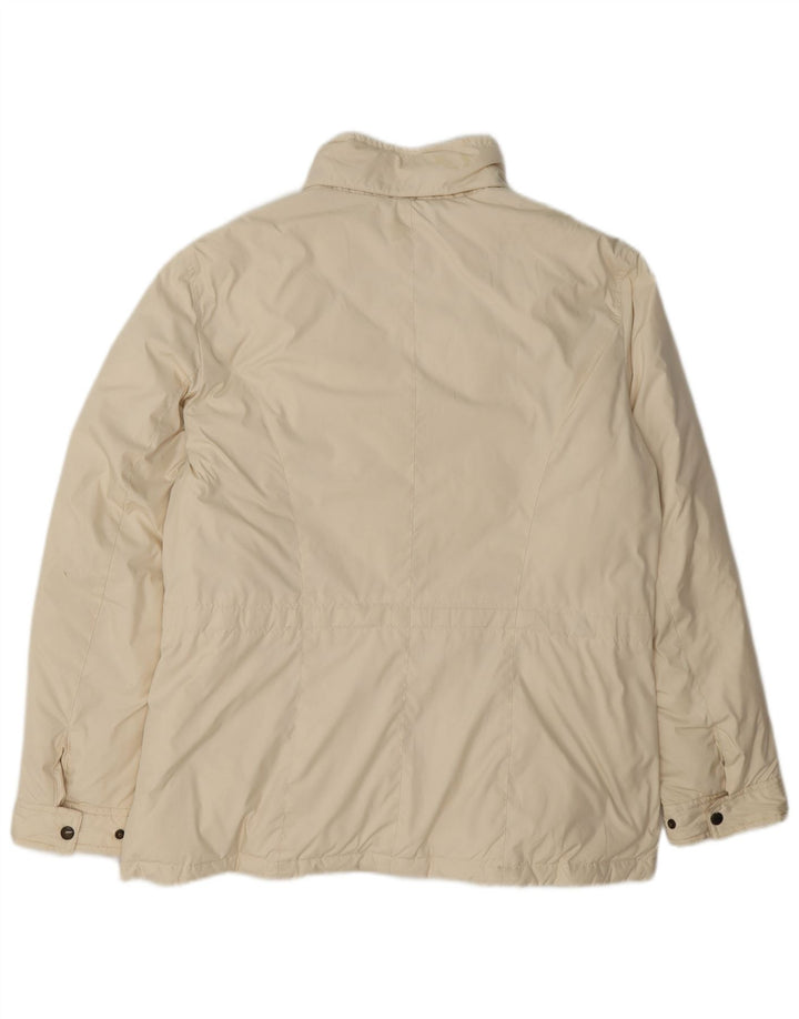 Paul & Shark Chaqueta utilitaria para mujer UK 40 XL Off White Poliéster Clásico