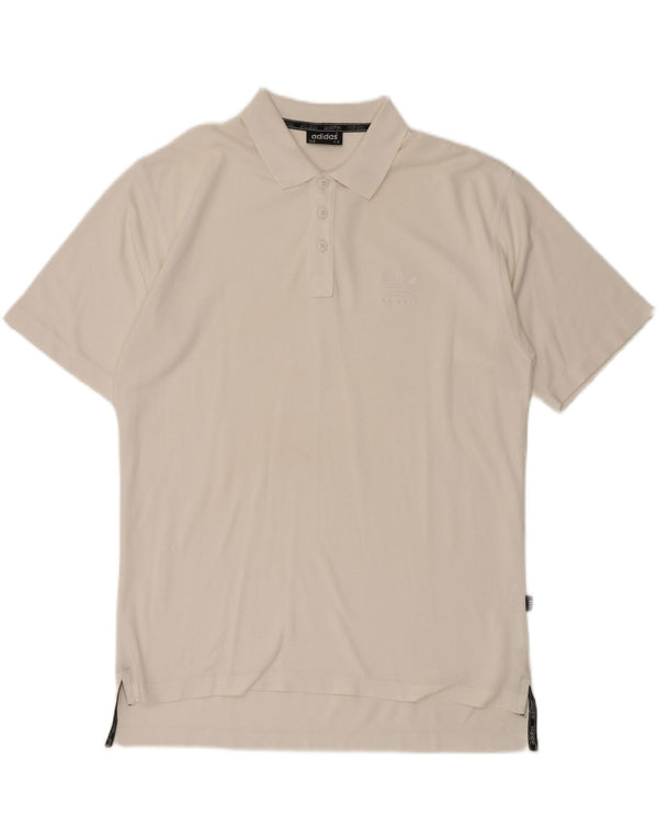 Polo ADIDAS Hombre UK 44/46 XL Blanco Algodón