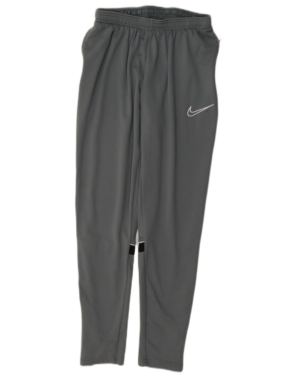Pantalones De Chándal Nike Dri Fit Para Hombre Poliéster Color Block Gris Medio
