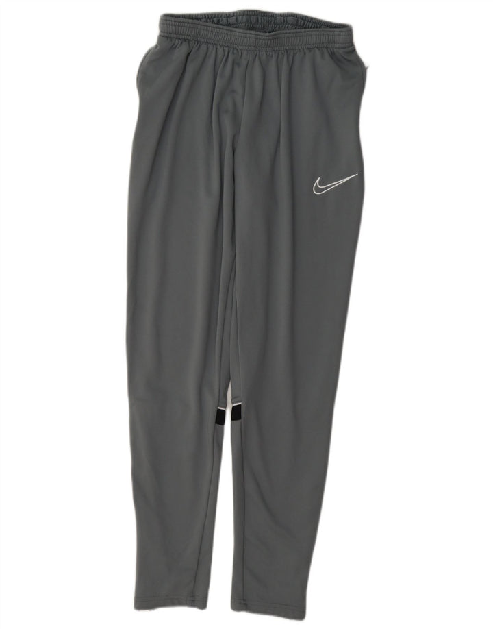 Pantalones De Chándal Nike Dri Fit Para Hombre Poliéster Color Block Gris Medio