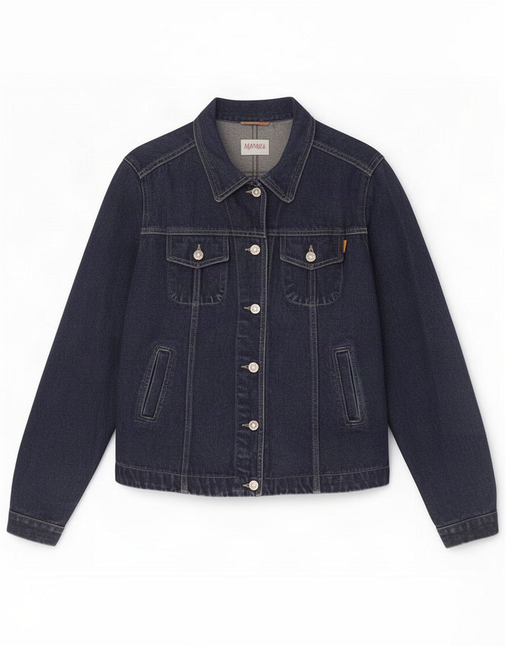 WITBOY Chaqueta vaquera para mujer UK 40 XL Algodón azul marino