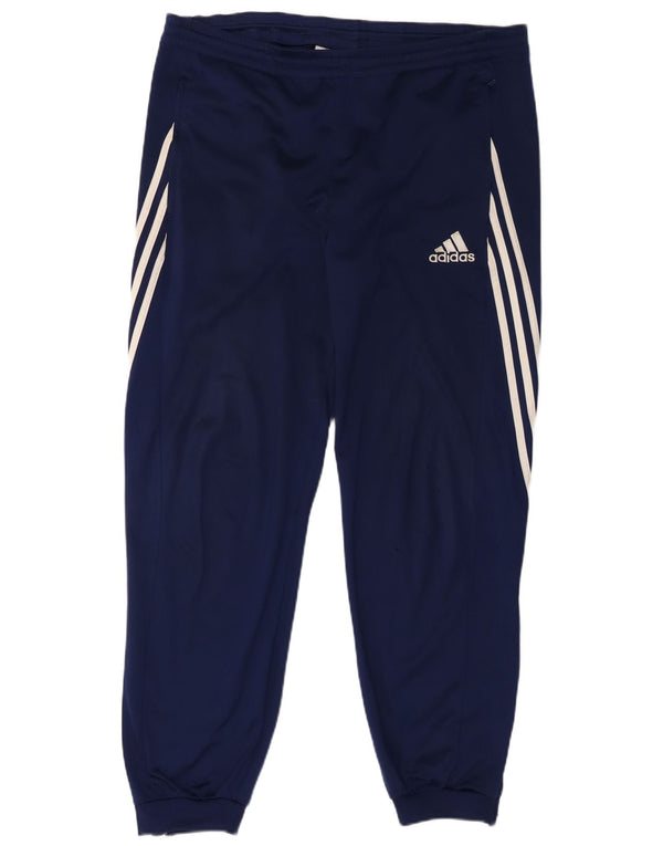 Adidas - Pantalón de chándal para hombre, talla 2XL, color azul marino