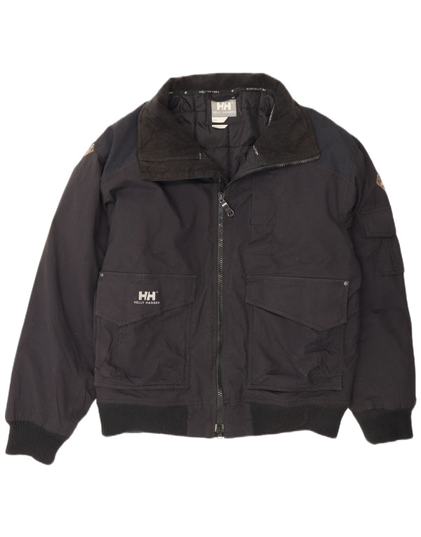 Helly Hansen Chaqueta Bomber para Hombre UK 40 Large Nylon Negro