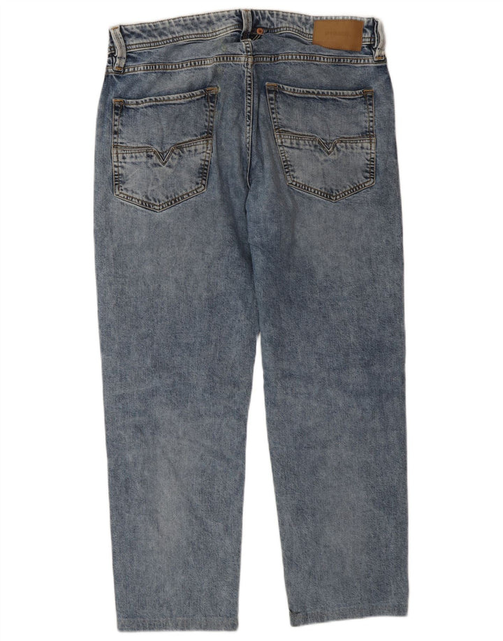 Diesel Vaqueros Rectos Hombre W31 L27 Algodón Azul