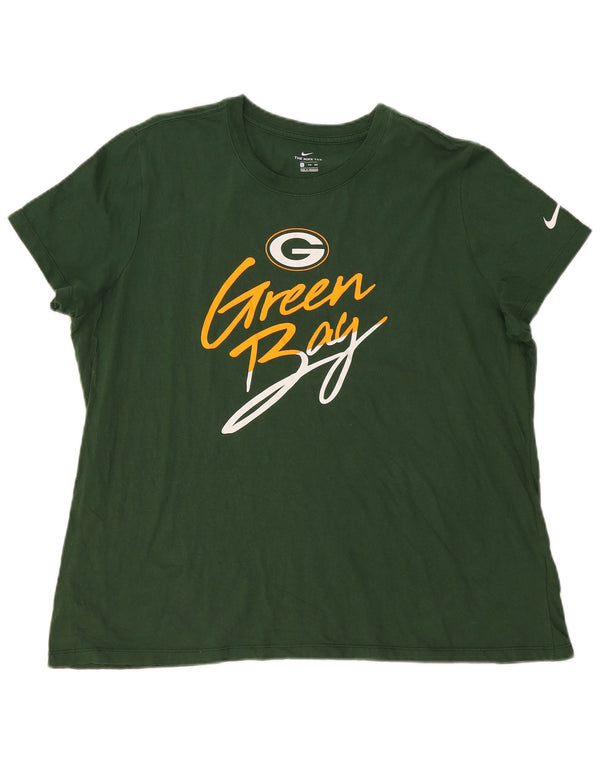 Nike Camiseta gráfica Green Bay Packers para hombre, talla 2XL, algodón