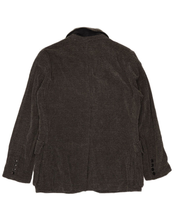 Kandis & Kandis Mann Chaqueta tipo blazer para hombre UK 38 Mediana negra a rayas