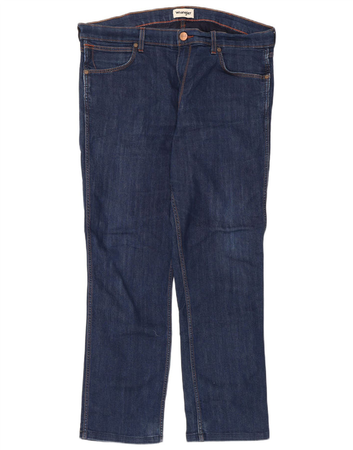 Wrangler Vaqueros Rectos Para Hombre W38 L29 Azul