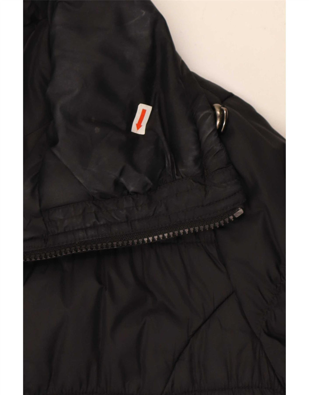Marks & Spencer Abrigo acolchado extragrande con capucha para mujer UK 10 Small Black