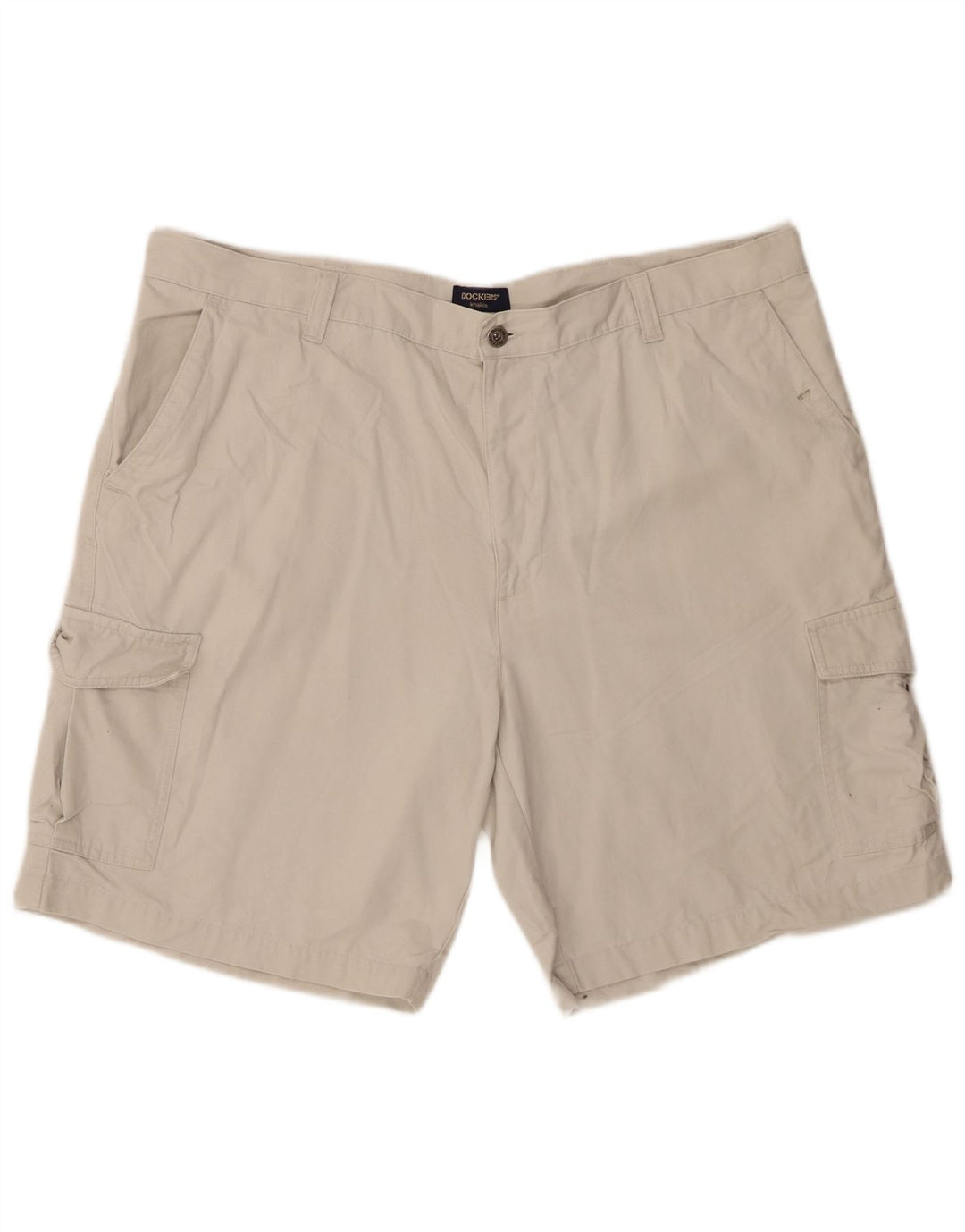 Dockers Mens Khakis Cargo Shorts W42 2XL Algodón Beige