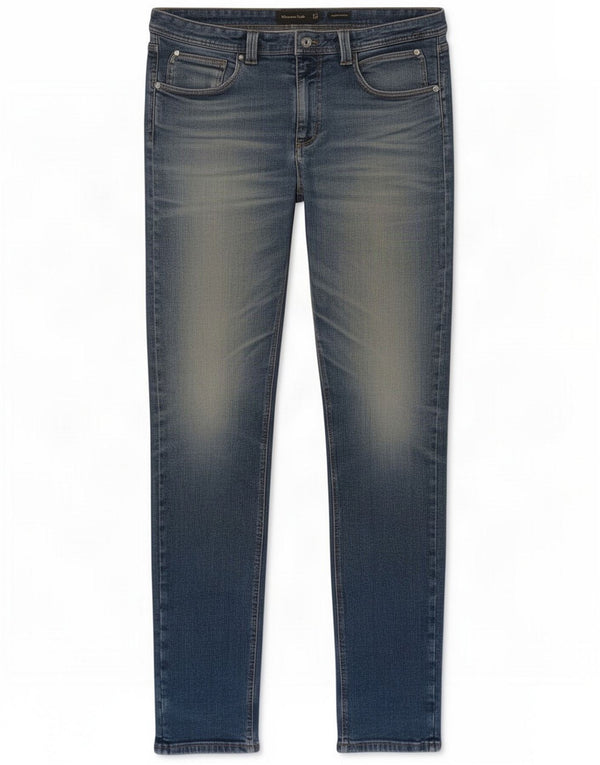 Massimo Dutti Jeans Slim desgastados para hombre EU 44 Large W34 L34 Blue
