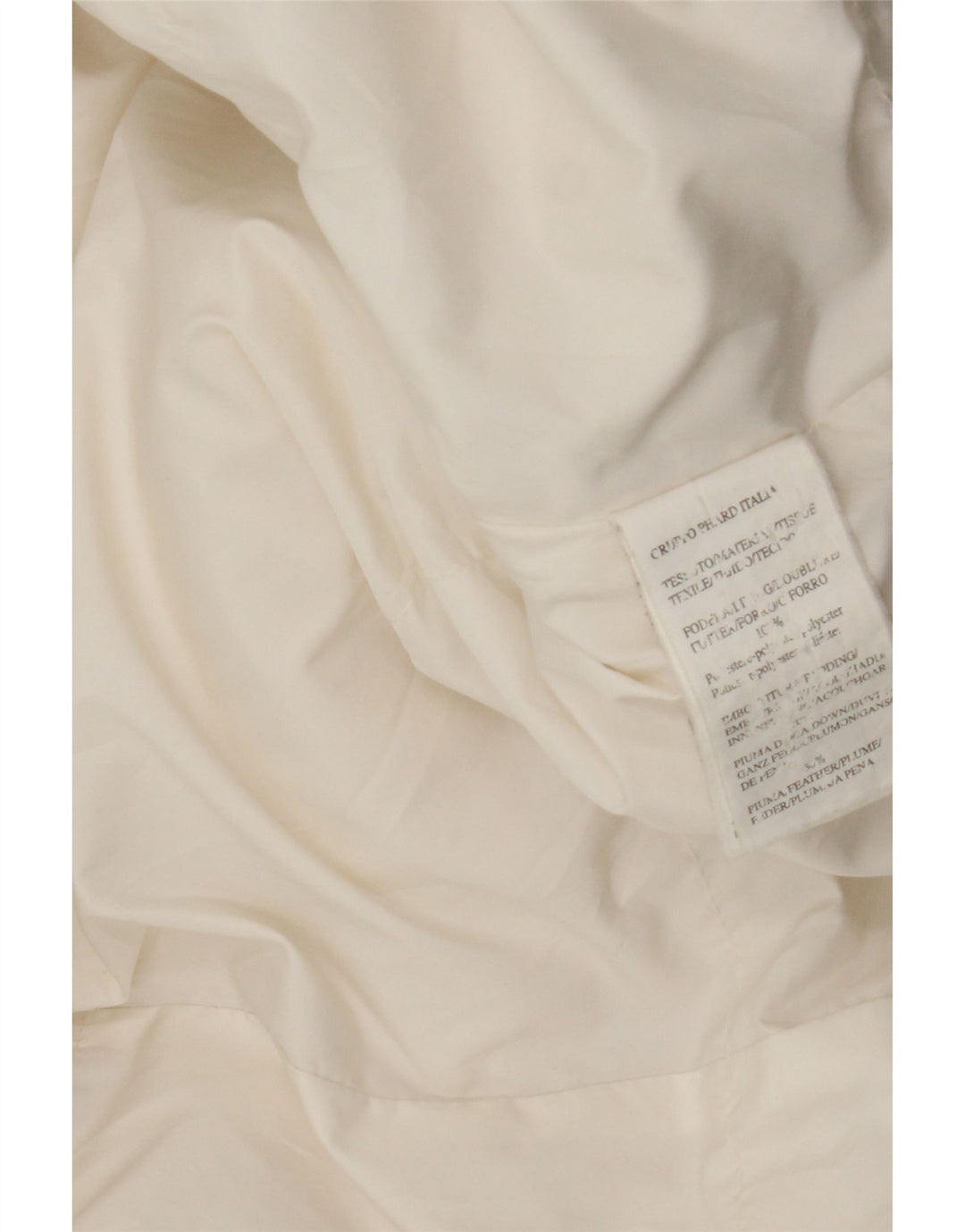 Abrigo acolchado para mujer Phard UK 46 Poliéster blanco grande
