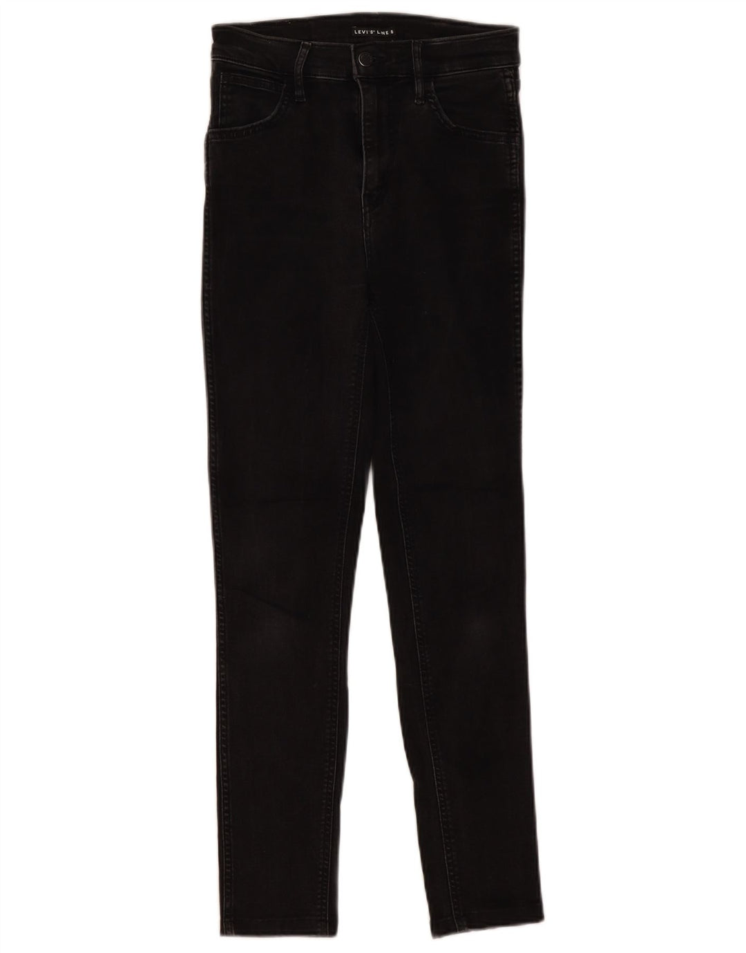 LEVI'S Vaqueros pitillo para mujer W26 L28 Algodón negro