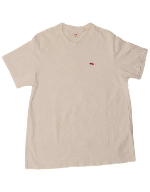 Levi's Camiseta Mujer Top UK 40 XL Algodón Blanco