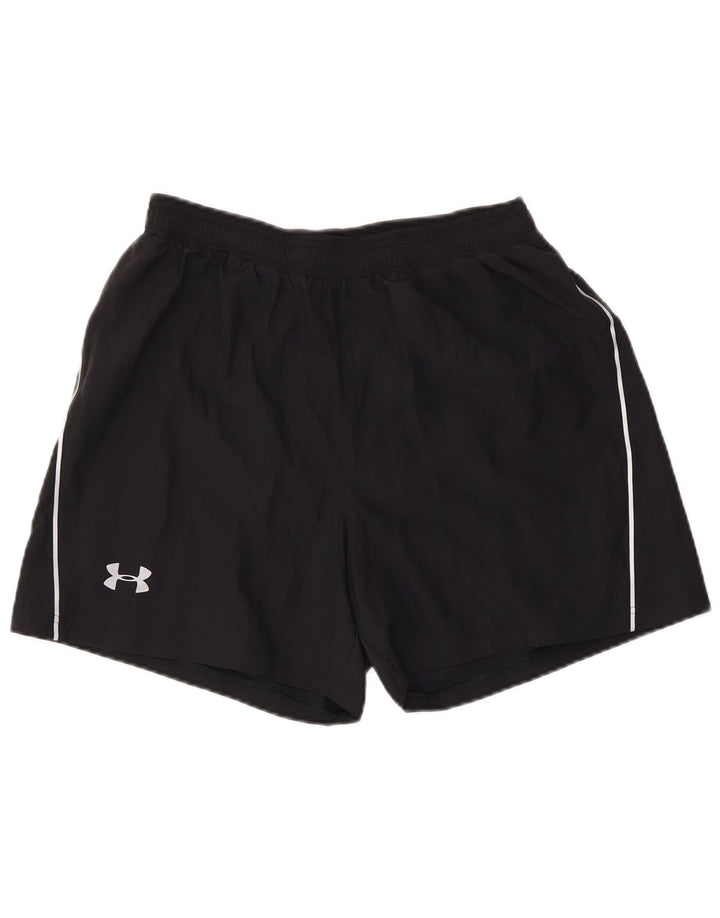 Under Armour Pantalones cortos deportivos para hombre Poliéster negro mediano