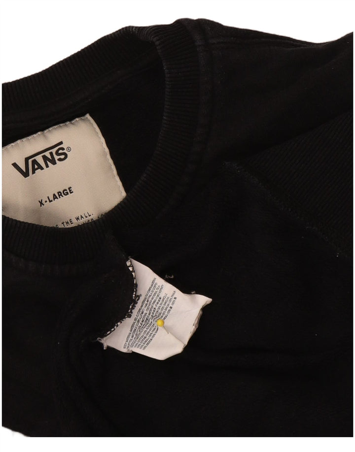 Vans Hombre Graphic Sudadera Jumper XL Negro Algodón