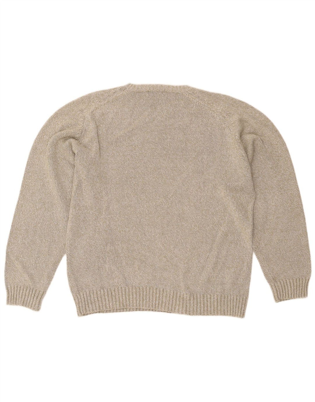 Kappa Jersey De Cuello Redondo Para Hombre Jersey Grande De Algodón Beige