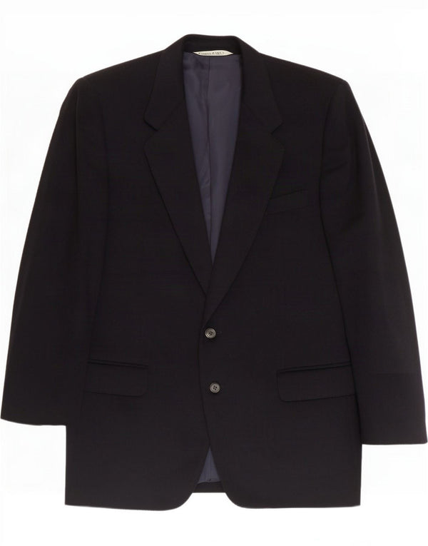 Chaqueta tipo blazer de 2 botones para hombre Canali IT 50 Large Azul marino