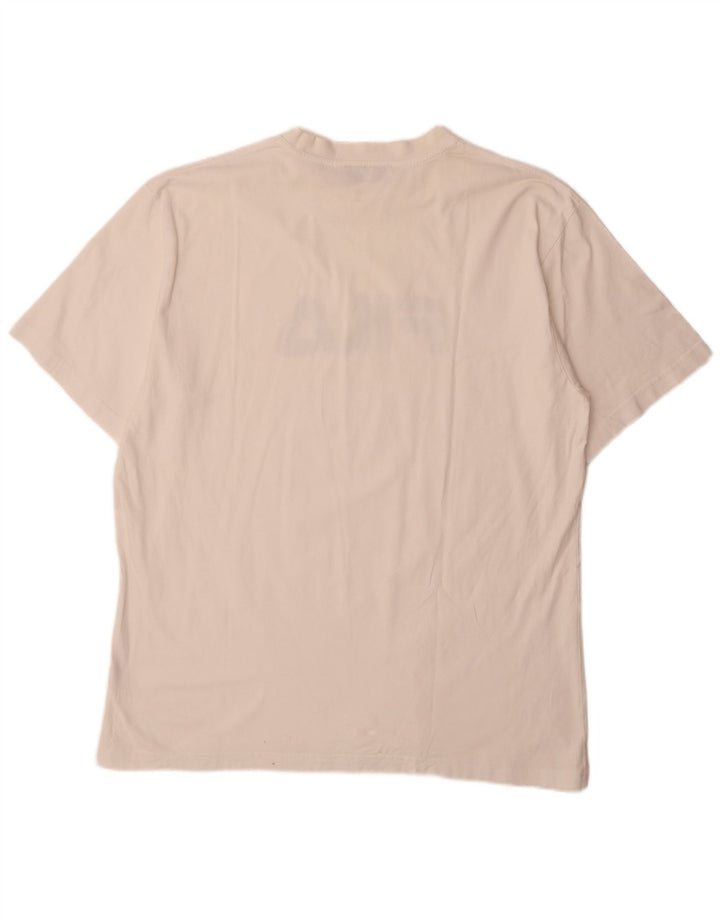 Fila Camiseta gráfica regular para hombre IT 58 2XL Algodón blanco