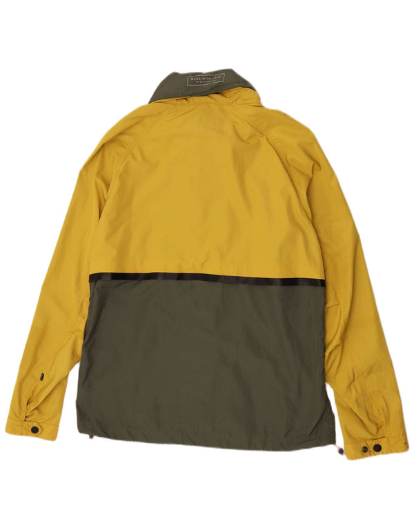 Scotch & Soda Chubasquero con capucha para mujer, talla 42, XL, color amarillo