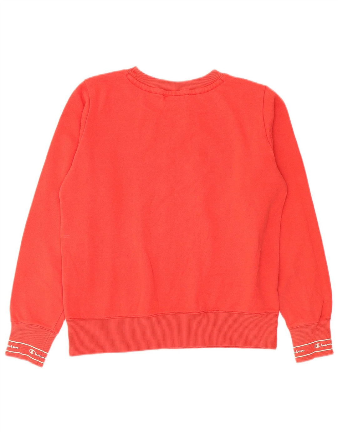 Champion Sudadera Gráfica para Mujer Jumper UK 12 Medium Rojo Algodón