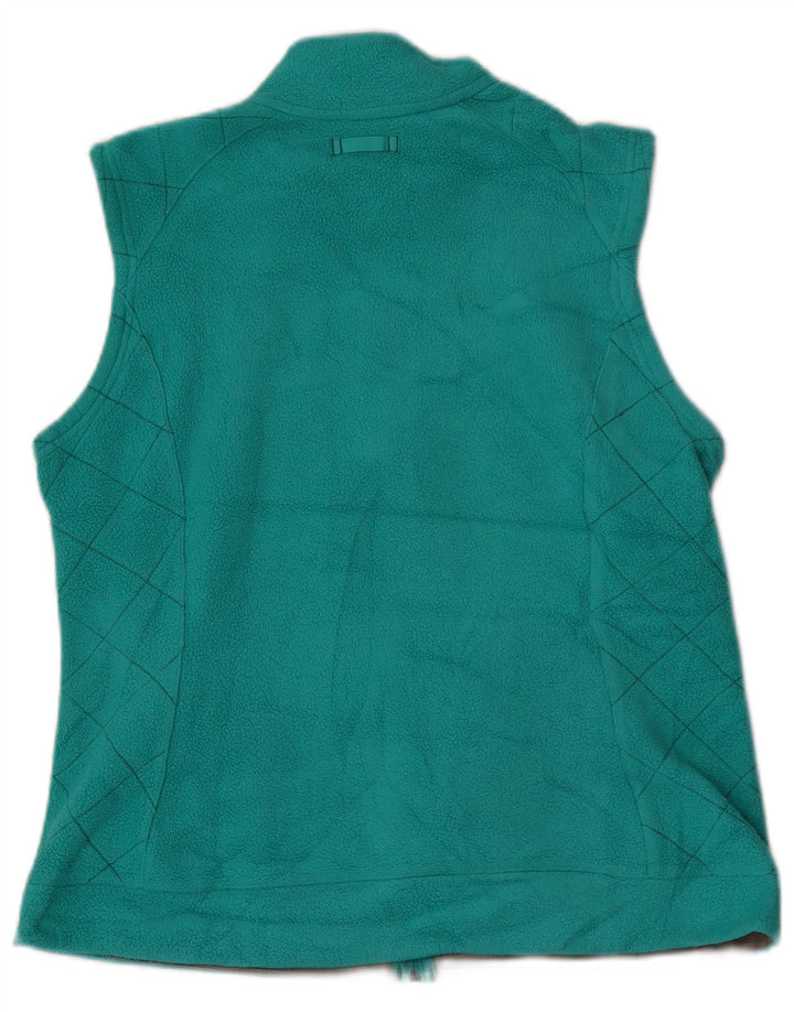 Eddie Bauer Chaleco polar para mujer UK 46 Grande Poliéster turquesa