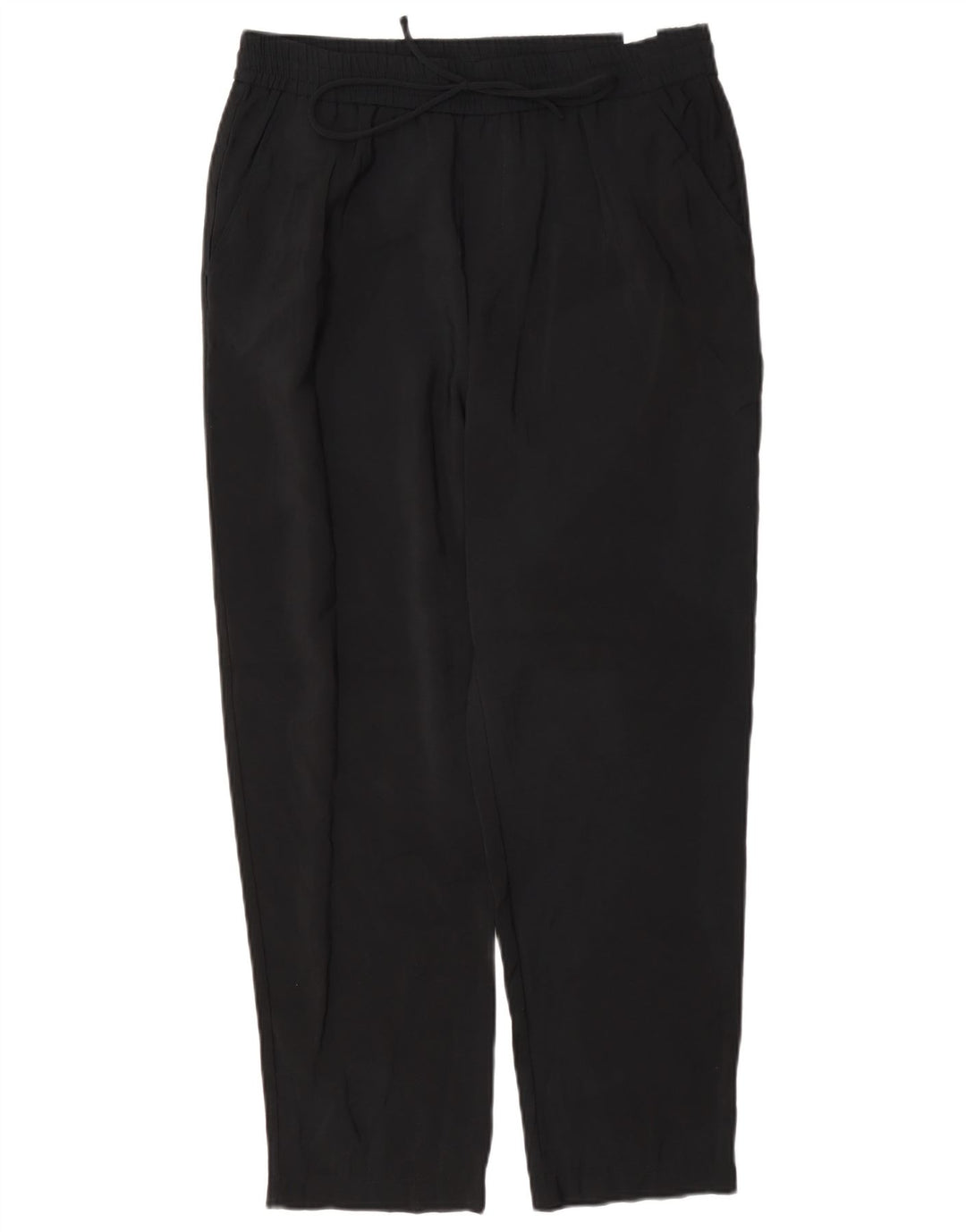 Zara Mujer Pantalones Cortos Slim Medium W28 L25 Negro Modal
