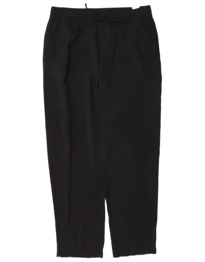 Zara Mujer Pantalones Cortos Slim Medium W28 L25 Negro Modal