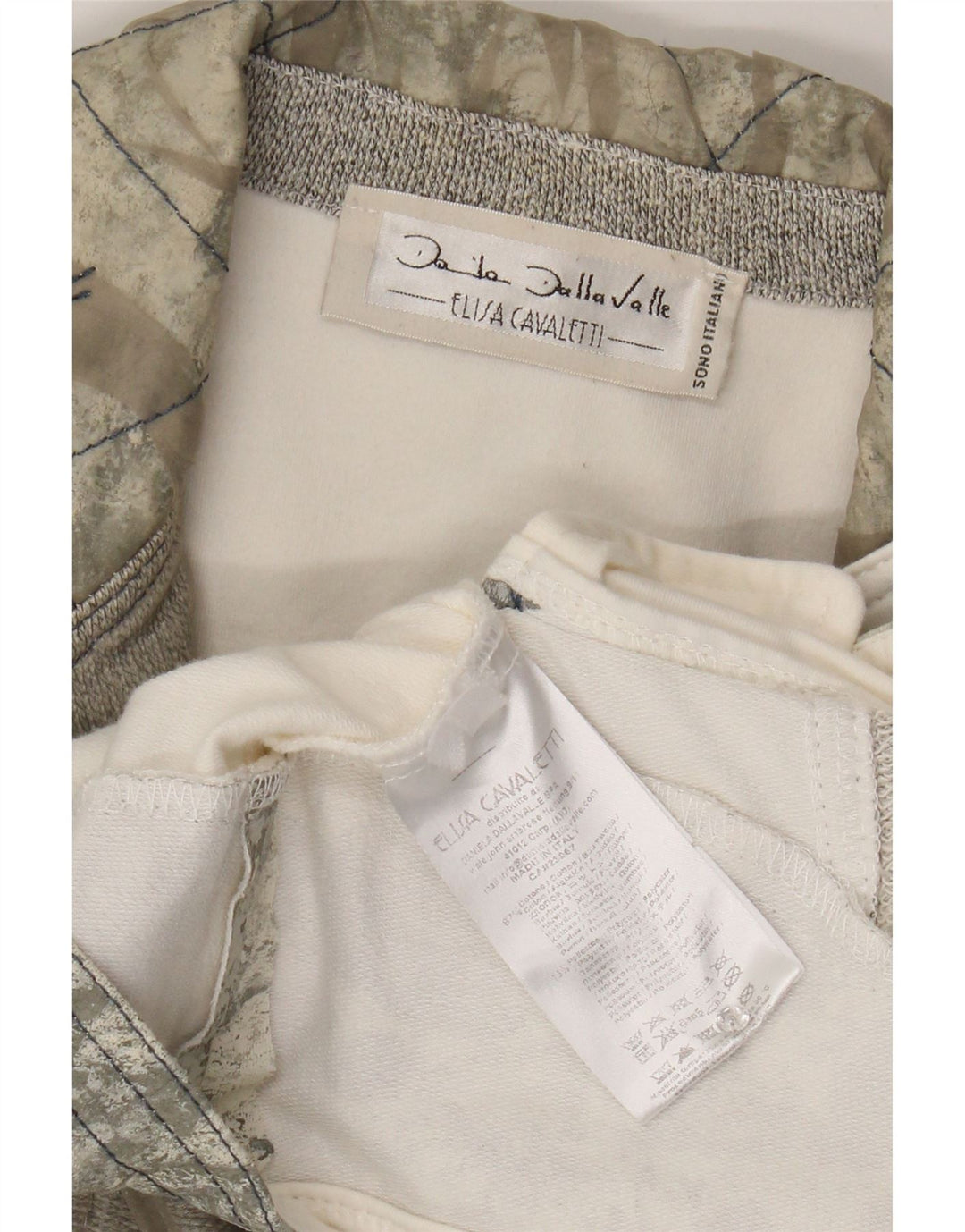 Elisa Cavaletti Chaqueta tipo blazer de 3 botones para mujer Reino Unido 42 Gris medio Colorblock