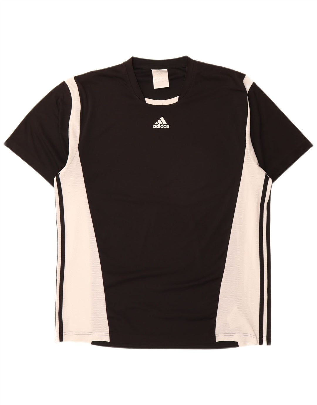 Adidas Hombre Camiseta Top XL Negro Colorblock Poliéster