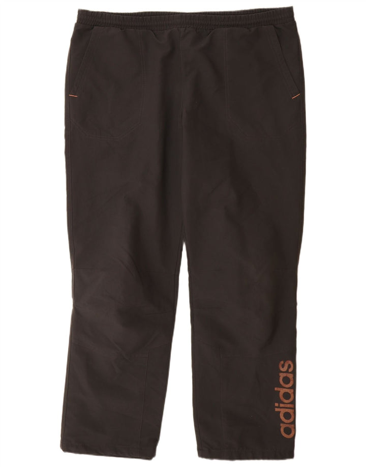 ADIDAS Pantalón de chándal gráfico para hombre Poliéster gris grande