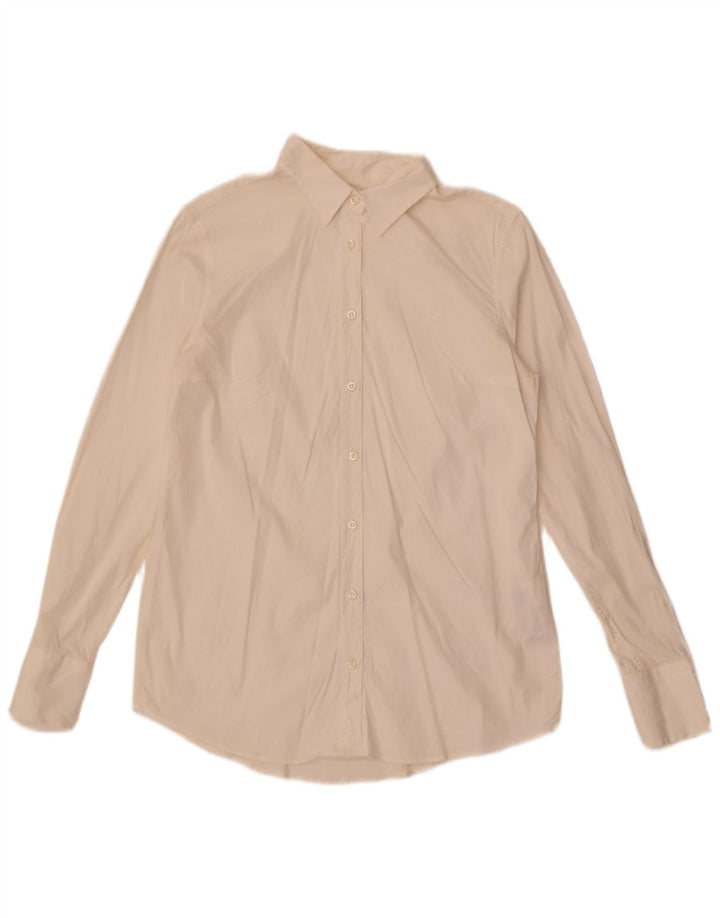 Camisa Fred Perry Mujer UK 40 XL Algodón Blanco