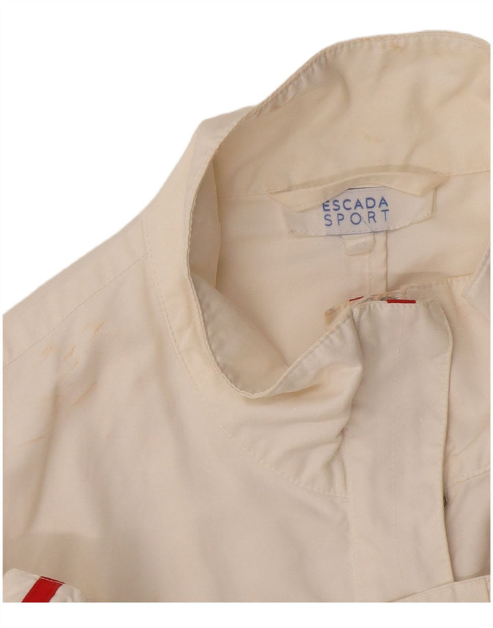 Escada Chaleco para Mujer EU 42 Grande Blanco