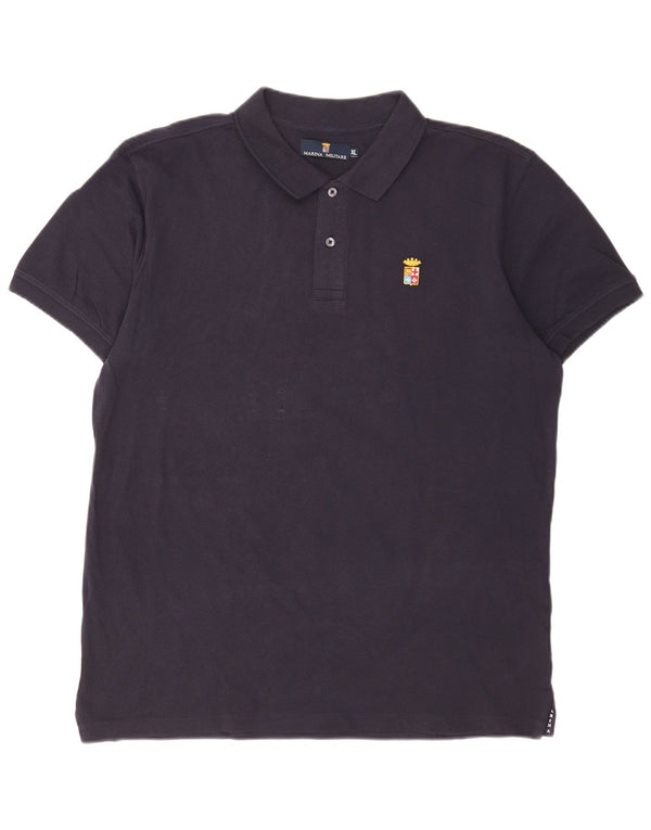 Marina Militare Polo Hombre XL Azul Marino Algodón