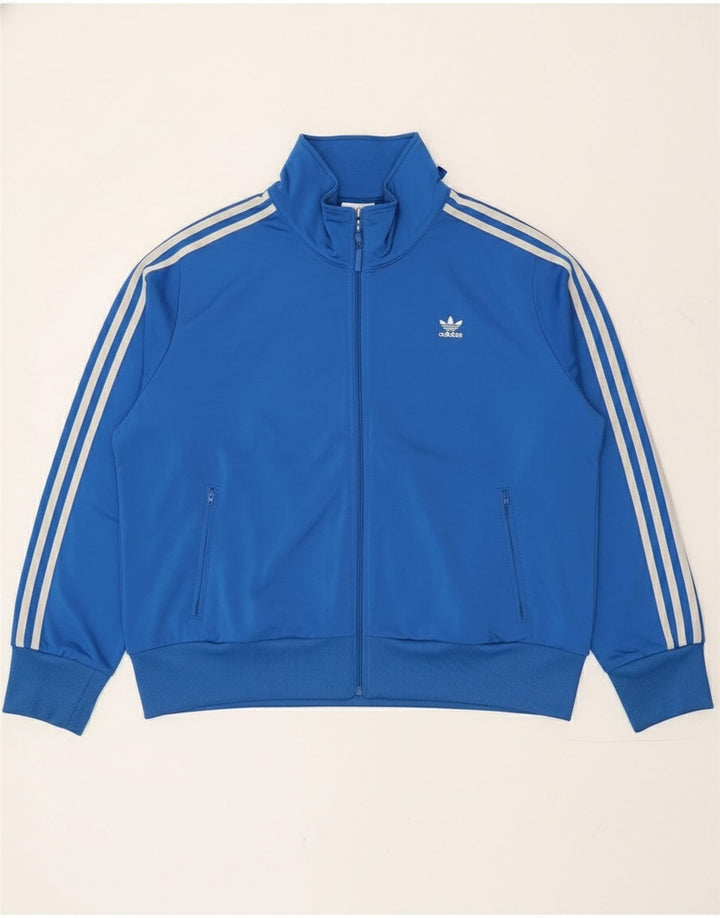 Adidas Chaqueta de chándal extragrande para mujer UK 28/30 3XL Poliéster azul