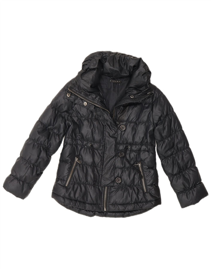 Sisley Chaqueta Acolchada Niña 5-6 Años Negro Poliéster