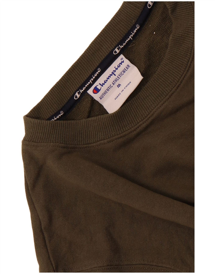 Champion Sudadera Jumper Medium Khaki Algodón Hombre