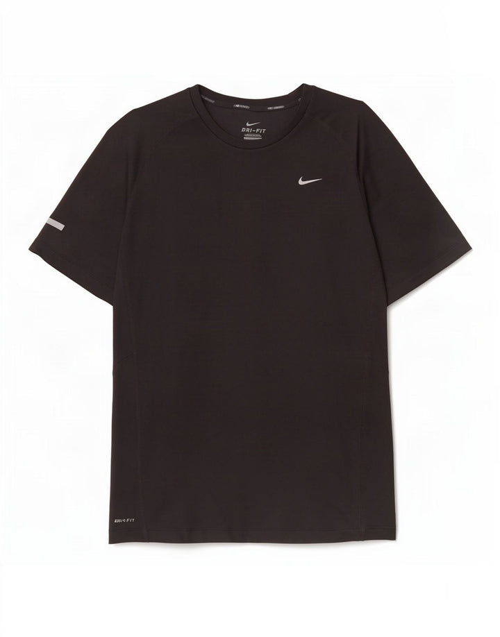 Nike - Camiseta Dri Fit para hombre, talla grande, poliéster negro