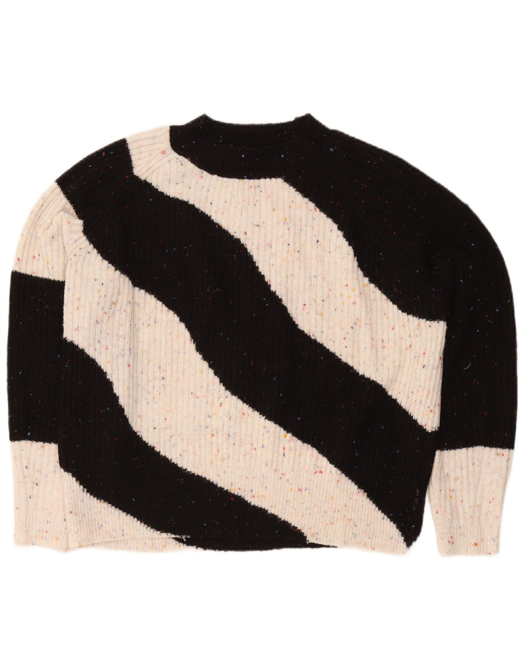 Marks & Spencer Jersey con cuello alto para mujer, talla 44, talla M, color negro