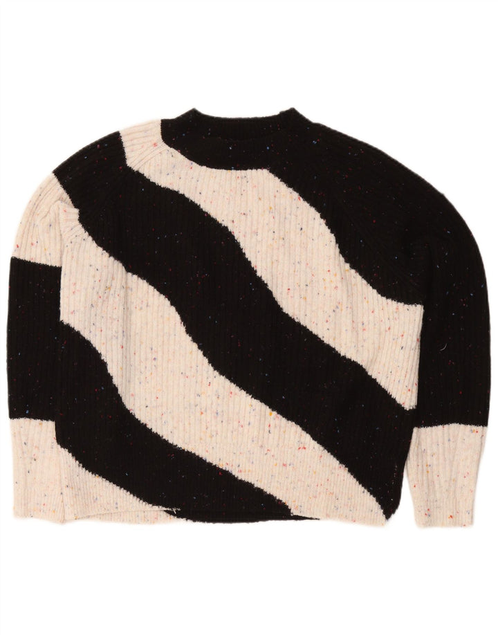 Marks & Spencer Jersey con cuello alto para mujer, talla 44, talla M, color negro